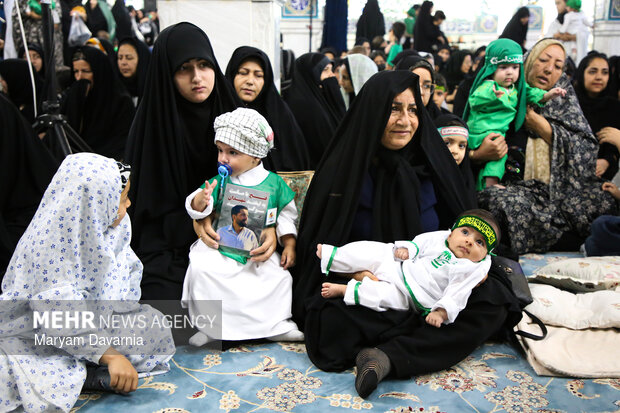 مراسم شیرخوارگان حسینی در بجنورد