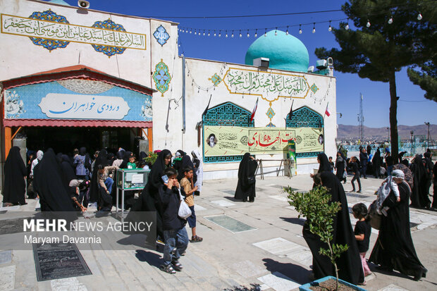 مراسم شیرخوارگان حسینی در بجنورد