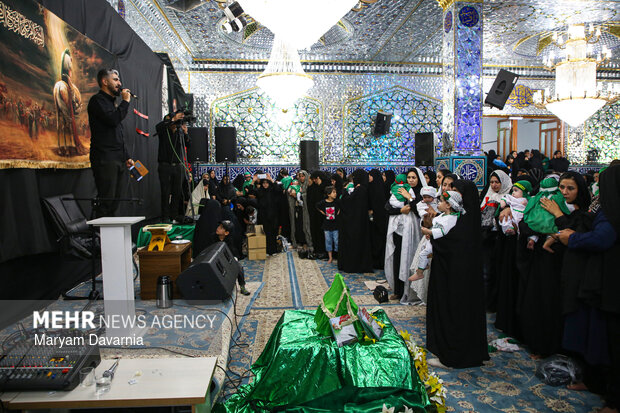 مراسم شیرخوارگان حسینی در بجنورد