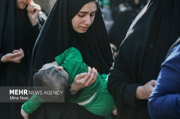همایش شیرخوارگان حسینی در آستان مقدس امامزاده سیدحمزه(ع) تبریز