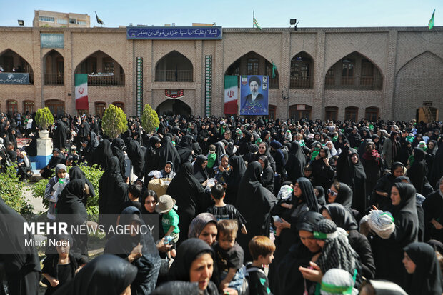 همایش شیرخوارگان حسینی در آستان مقدس امامزاده سیدحمزه(ع) تبریز