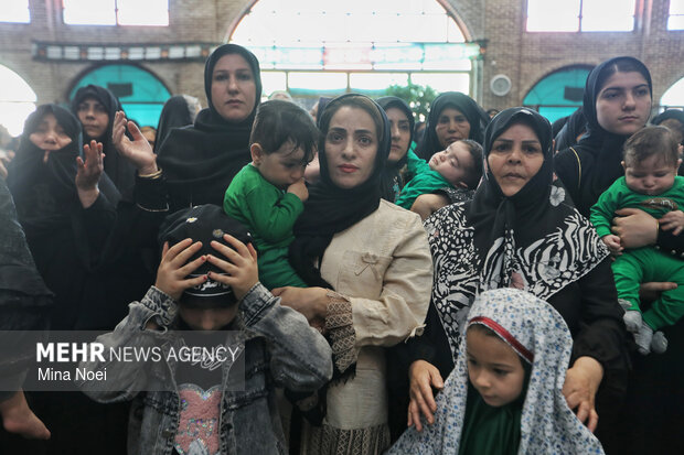 همایش شیرخوارگان حسینی در آستان مقدس امامزاده سیدحمزه(ع) تبریز