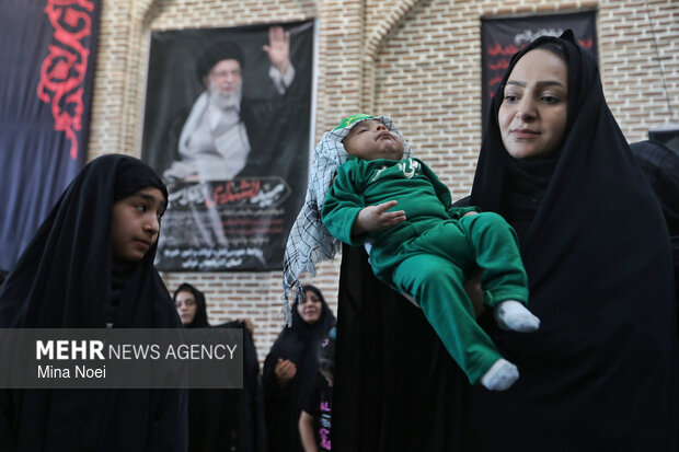 همایش شیرخوارگان حسینی در آستان مقدس امامزاده سیدحمزه(ع) تبریز