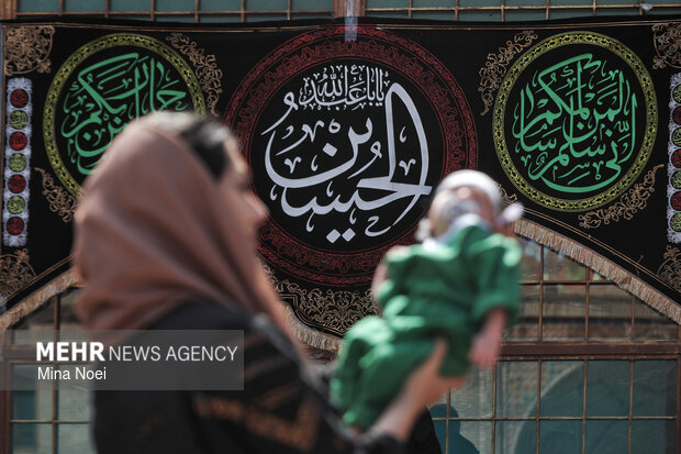 مراسم شیرخوارگان حسینی در آستان مقدس امامزاده سیدحمزه (ع) تبریز