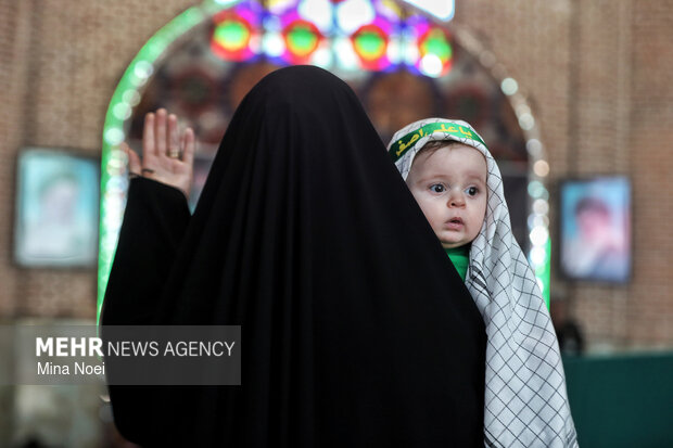 همایش شیرخوارگان حسینی در آستان مقدس امامزاده سیدحمزه(ع) تبریز