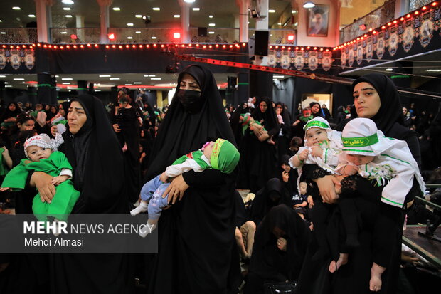 اجتماع شیرخوارگان حسینی در زنجان