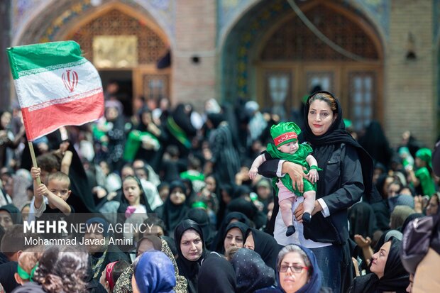 اجتماع شیرخوارگان حسینی درقزوین