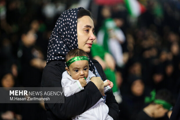 مراسم شیرخوارگان حسینی در مصلی امام خمینی(ره)