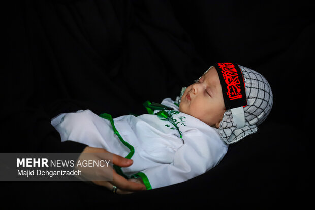 مراسم شیرخوارگان حسینی در یزد