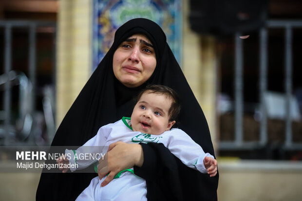 مراسم شیرخوارگان حسینی در یزد
