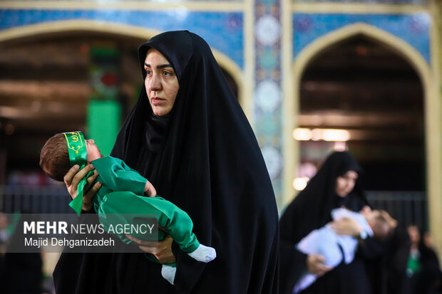 مراسم شیرخوارگان حسینی در یزد