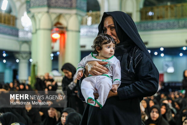 مراسم شیرخوارگان حسینی در حرم عبدالعظیم حسنی(ع)