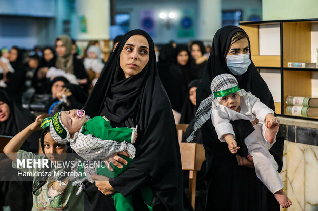 مراسم شیرخوارگان حسینی در حرم عبدالعظیم حسنی(ع)