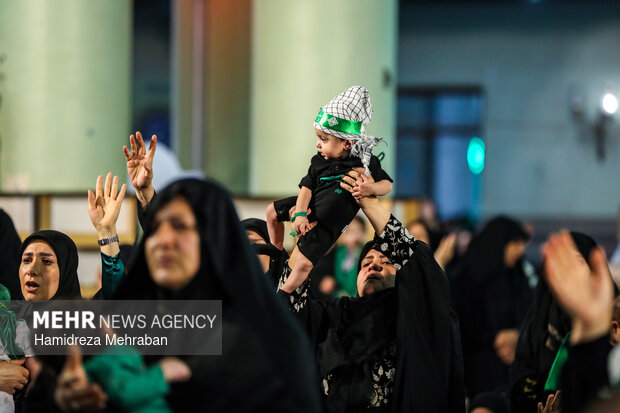 مراسم شیرخوارگان حسینی در حرم عبدالعظیم حسنی(ع)