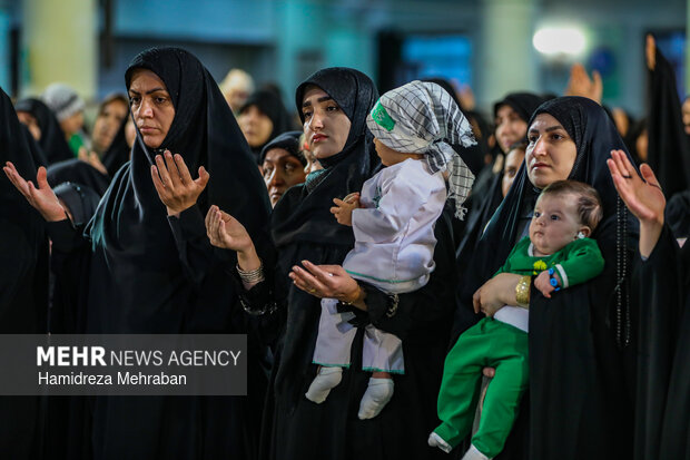 مراسم شیرخوارگان حسینی در حرم عبدالعظیم حسنی(ع)