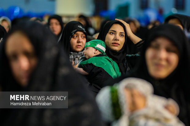 مراسم شیرخوارگان حسینی در حرم عبدالعظیم حسنی(ع)