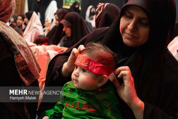 مراسم «شیرخوارگان حسینی» در گرگان
