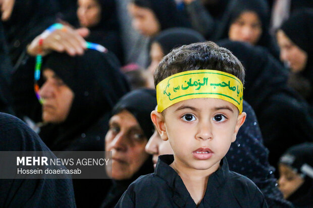 همایش شیرخوارگان حسینی در شهر هشتبندی هرمزگان