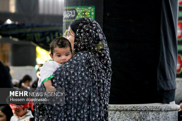 همایش شیرخوارگان حسینی در شهر هشتبندی هرمزگان