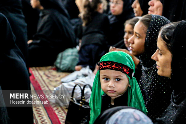 همایش شیرخوارگان حسینی در شهر هشتبندی هرمزگان