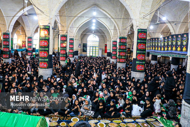 همایش شیرخوارگان حسینی در شهر هشتبندی هرمزگان