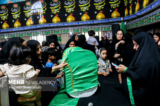 همایش شیرخوارگان حسینی در شهر هشتبندی هرمزگان