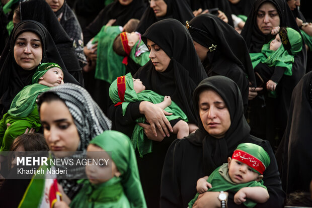 مراسم «شیرخوارگان حسینی» در اصفهان