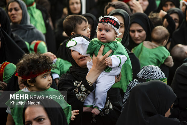 مراسم «شیرخوارگان حسینی» در اصفهان