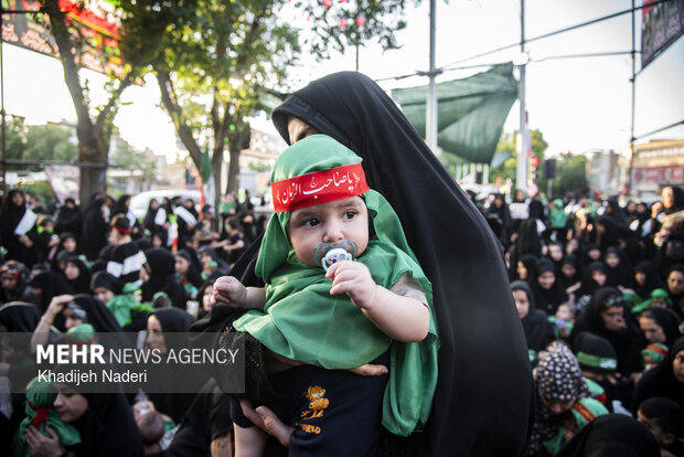 مراسم «شیرخوارگان حسینی» در اصفهان