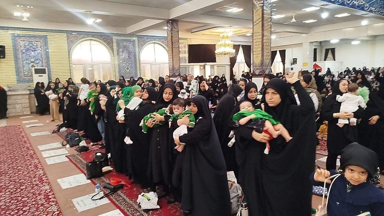 حضرت،مراسم،شيرخوارگان،متبركه،ارادت،مادران