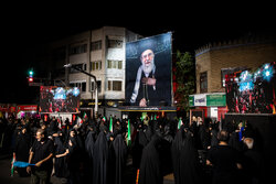 Mourning ceremony for martyred Leader at Muharram's 5th night