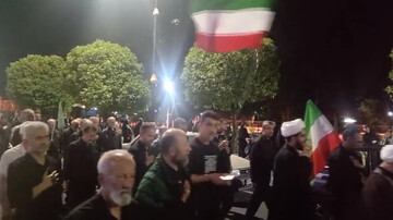 عزاداری و راهپیمایی عاشقان حسینی در نوشهر