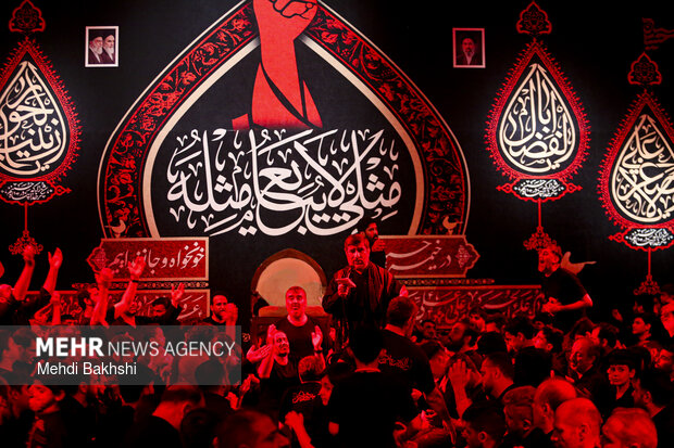 عزاداری شب پنجم هیئت فاطمیون قم