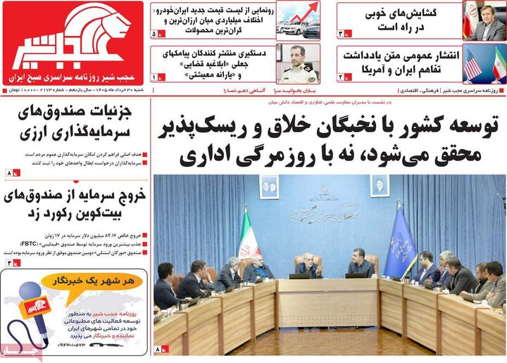 روزنامه های آذربایجان‌شرقی