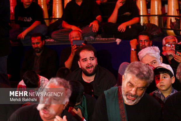 عزاداری ورزشکاران زورخانه ای و کشتی پهلوانی قم