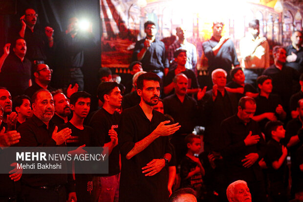 عزاداری ورزشکاران زورخانه ای و کشتی پهلوانی قم