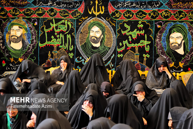 روضه زنانه تکیه کربلایی تقی وطن خواه در قم