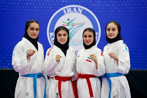 جهانی شدن بانوان کاراته با صعود به فینال کومیته تیمی