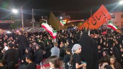 عزاداری و راهپیمایی عاشقان حسینی در مشگین شهر