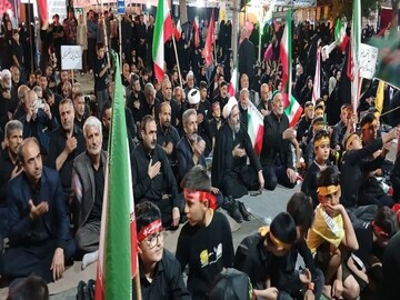 تکرار حماسه حضور مردم دیار گروس در تجمعات شبانه