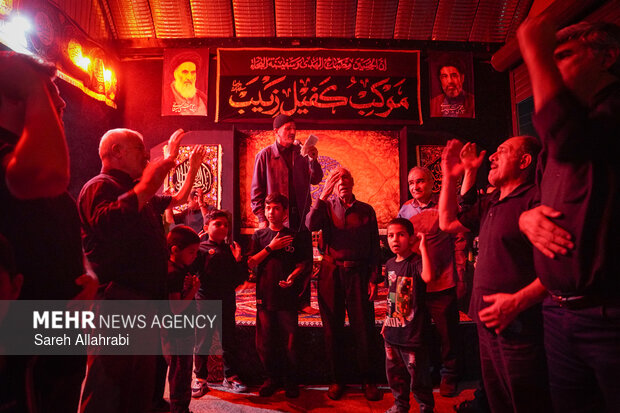 عزاداری در موکب کفیل الزینب س شیراز