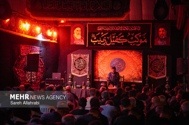 عزاداری در موکب کفیل الزینب س شیراز