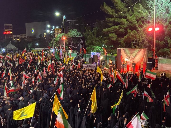 میدان داری نوجوانان در اجتماع باشکوه مردم کرمان