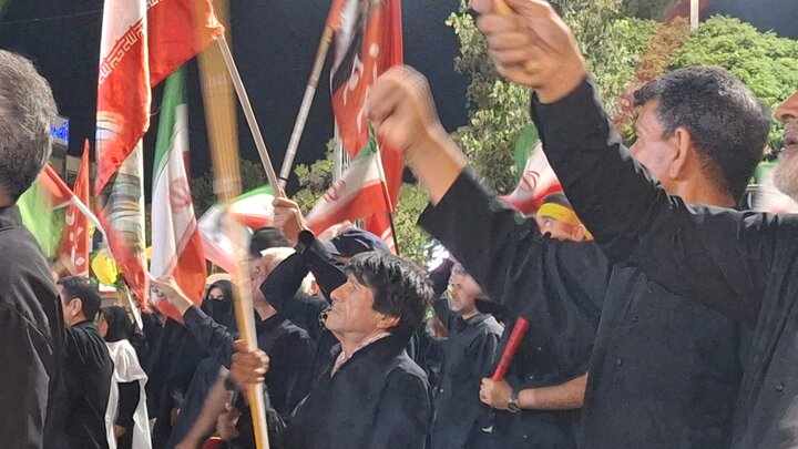 عزاداری محرم در شب صد و دوازدهم تجمعات مردم ولایت‌مدار خمین
