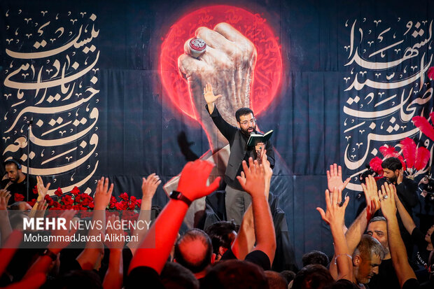 عزاداری شب ششم محرم در هیئت روضه العباس (ع)