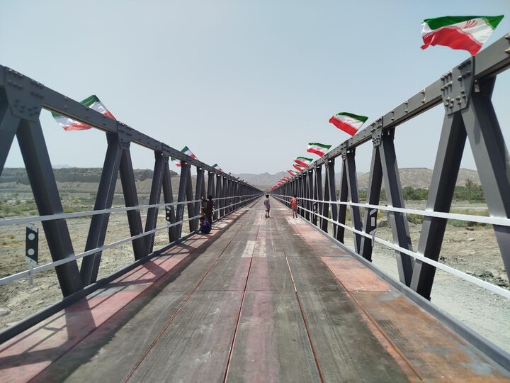 پل حمیری نیکشهر - قصرقند افتتاح شد