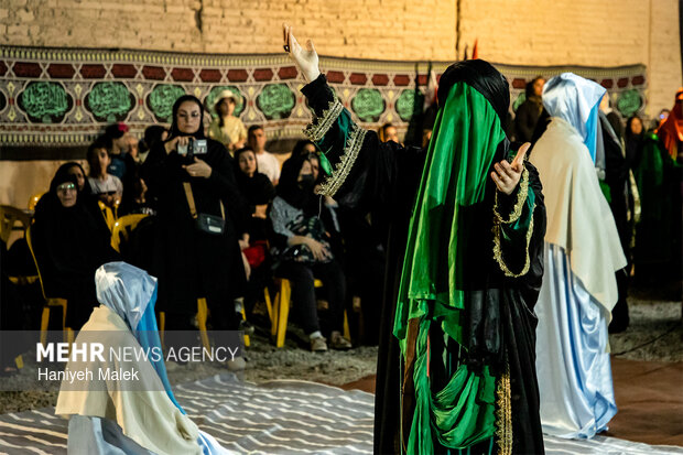 تعزیه خوانی دختران زینبی در گرگان