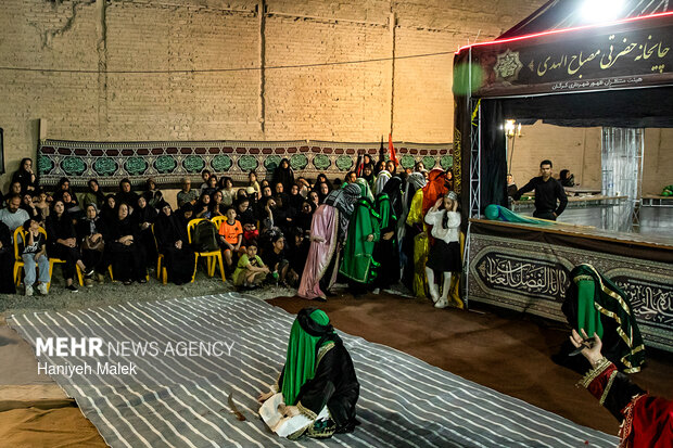 تعزیه خوانی دختران زینبی در گرگان