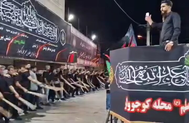 حضور مدیرکل تبلیغات اسلامی آذربایجان‌شرقی در دسته جات حسینی تبریز