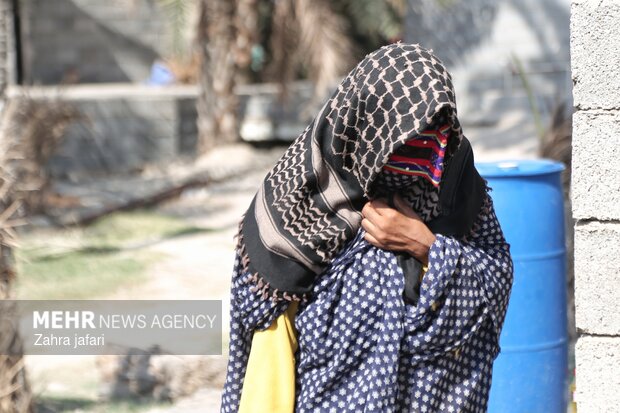 قەڵغانی مرۆڤی لە کەنار دەریای باشووری ئێران